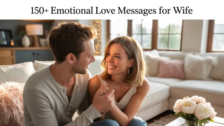 Emotional Love Messages for Wife